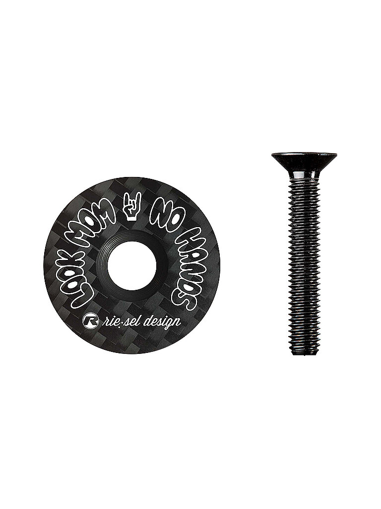 RIESEL DESIGN stem:cap Slang schwarz